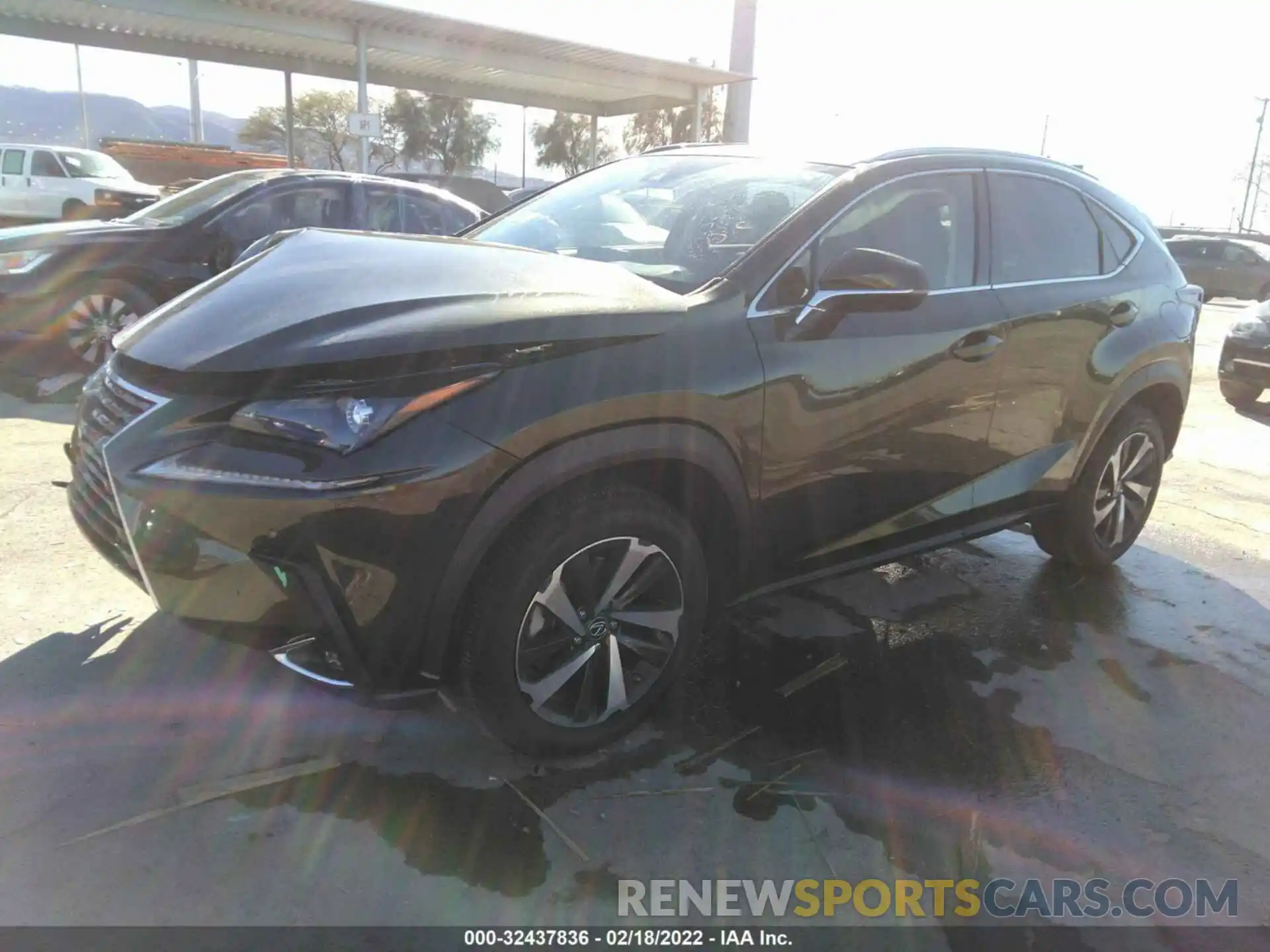 2 Photograph of a damaged car JTJGARBZ7M2184663 LEXUS NX 2021