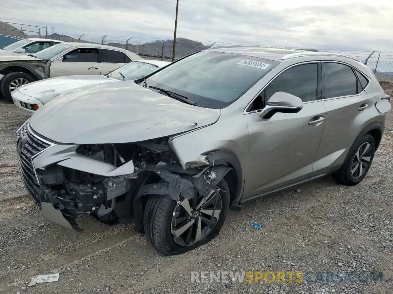 1 Photograph of a damaged car JTJGARBZ7M2195193 LEXUS NX 2021