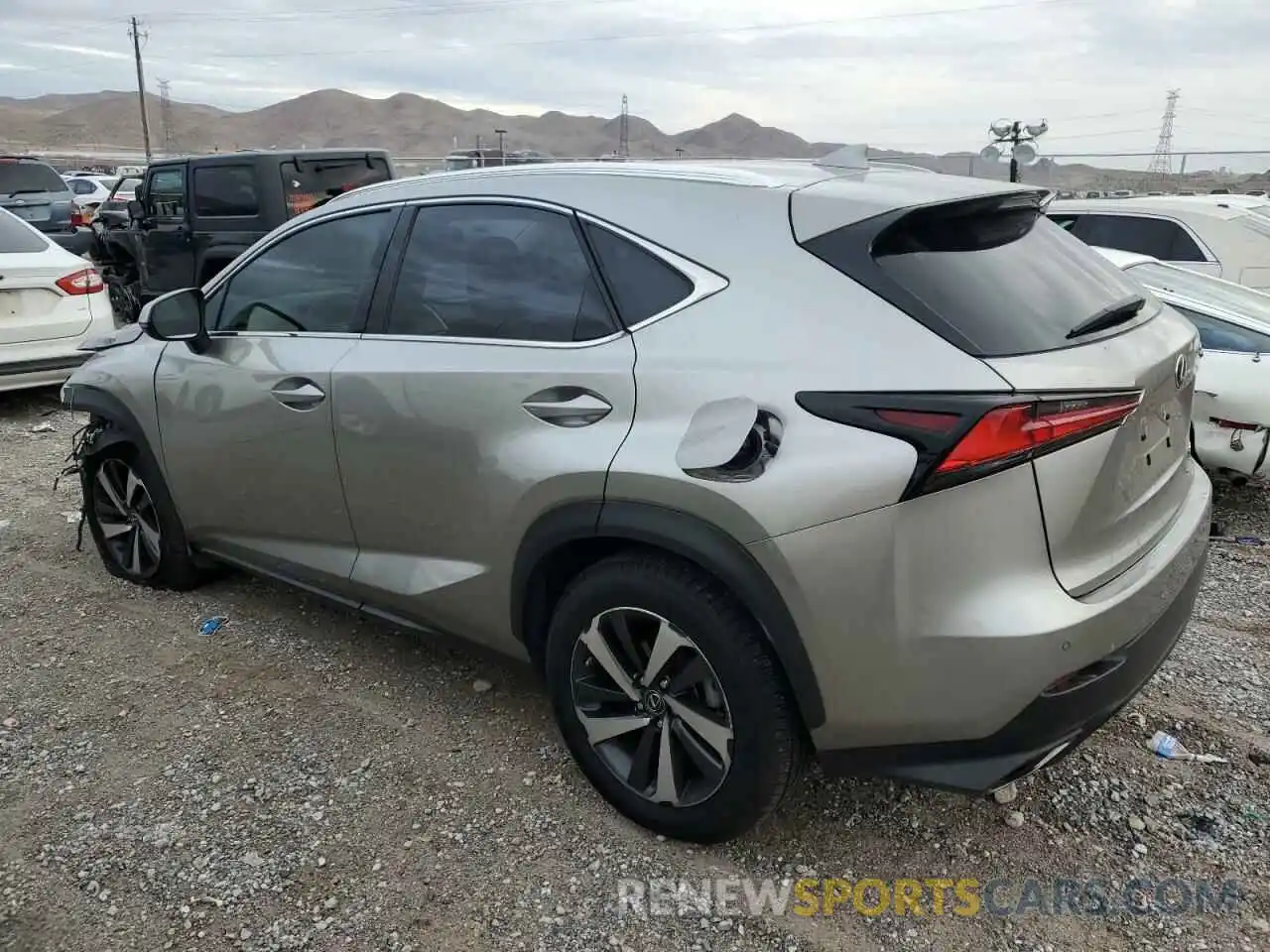 2 Photograph of a damaged car JTJGARBZ7M2195193 LEXUS NX 2021