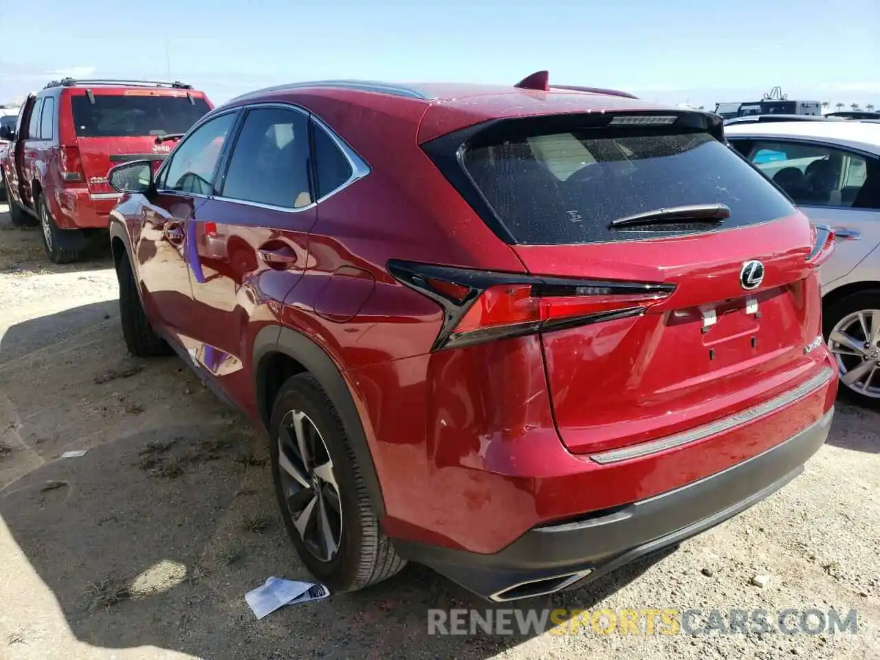 3 Photograph of a damaged car JTJGARBZ7M5027875 LEXUS NX 2021