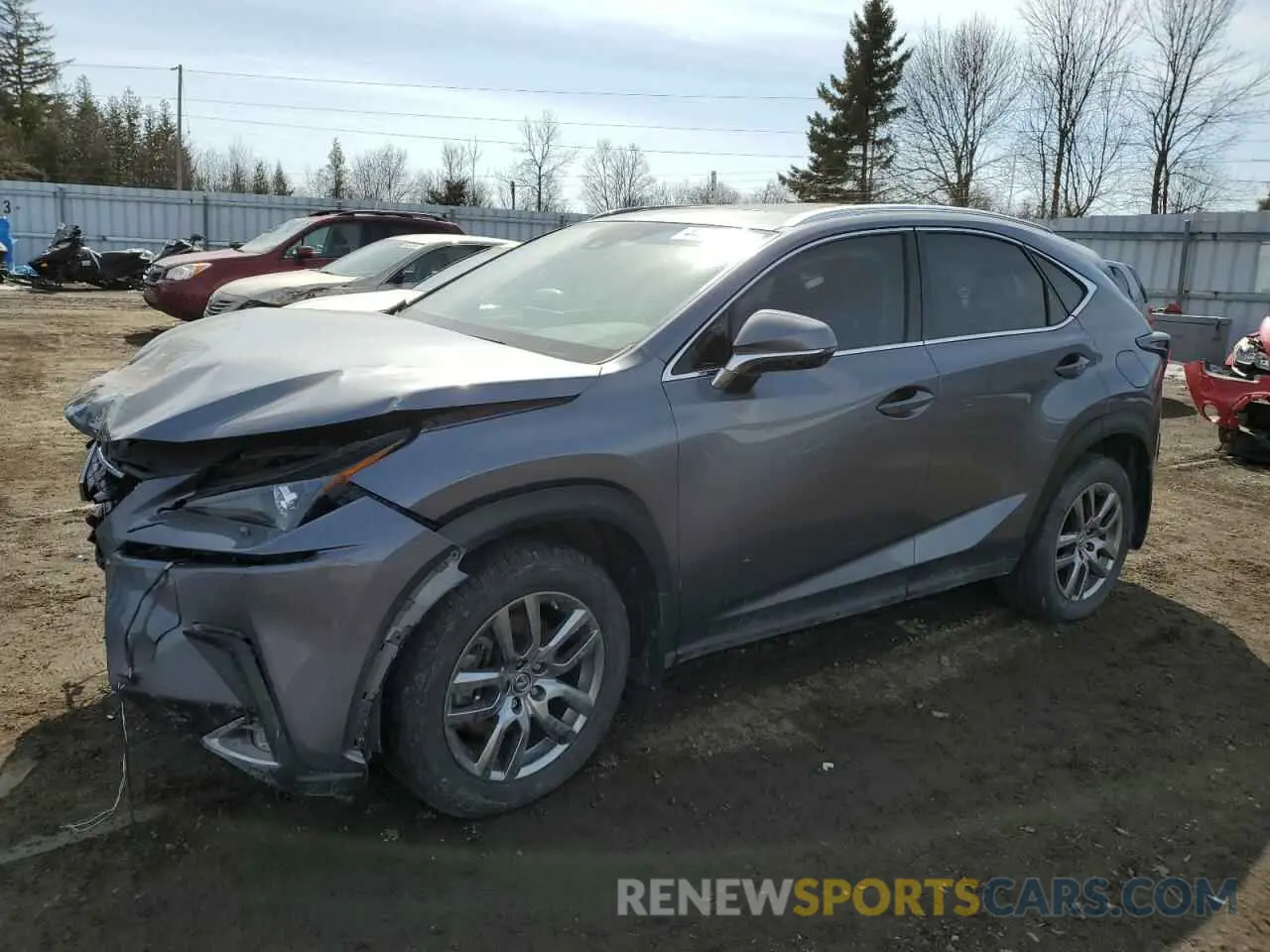 1 Photograph of a damaged car JTJGARDZ0M2238298 LEXUS NX 2021