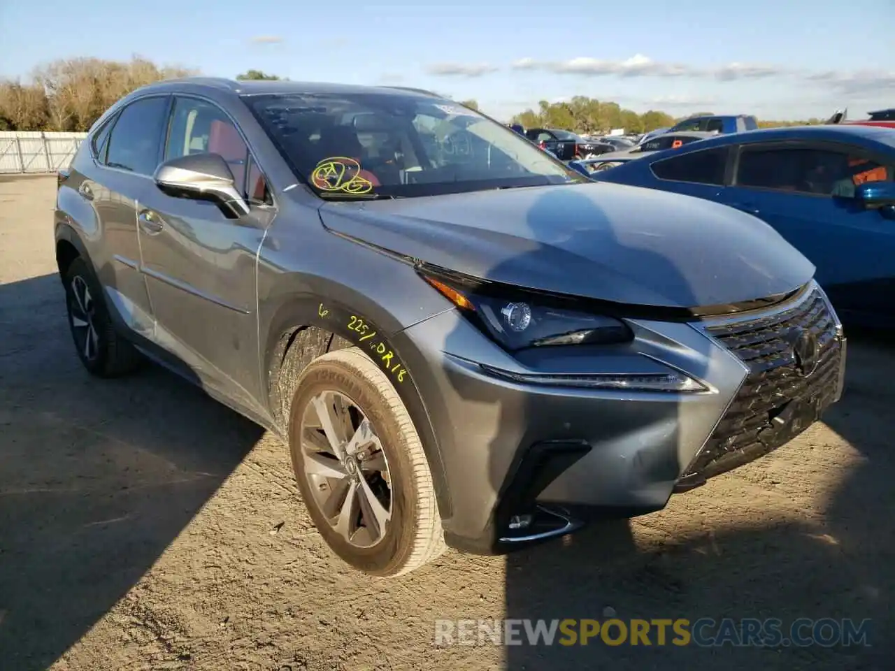 1 Photograph of a damaged car JTJGARDZ0M2244845 LEXUS NX 2021