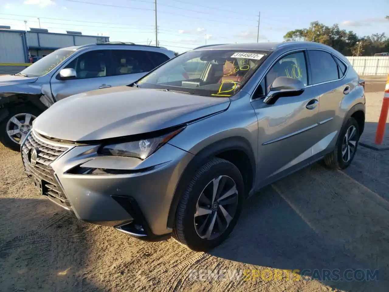 2 Photograph of a damaged car JTJGARDZ0M2244845 LEXUS NX 2021