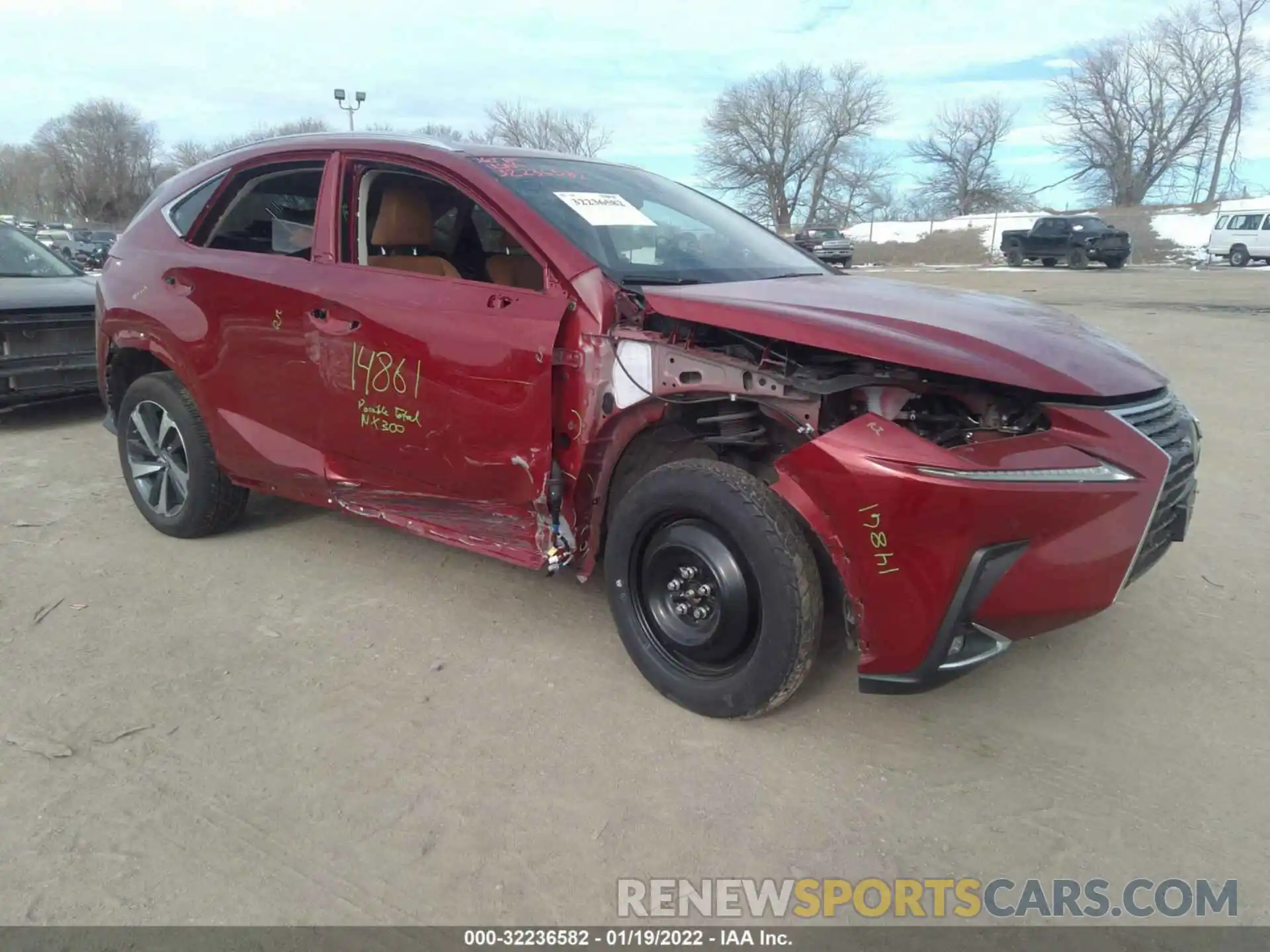 1 Photograph of a damaged car JTJGARDZ1M5022068 LEXUS NX 2021