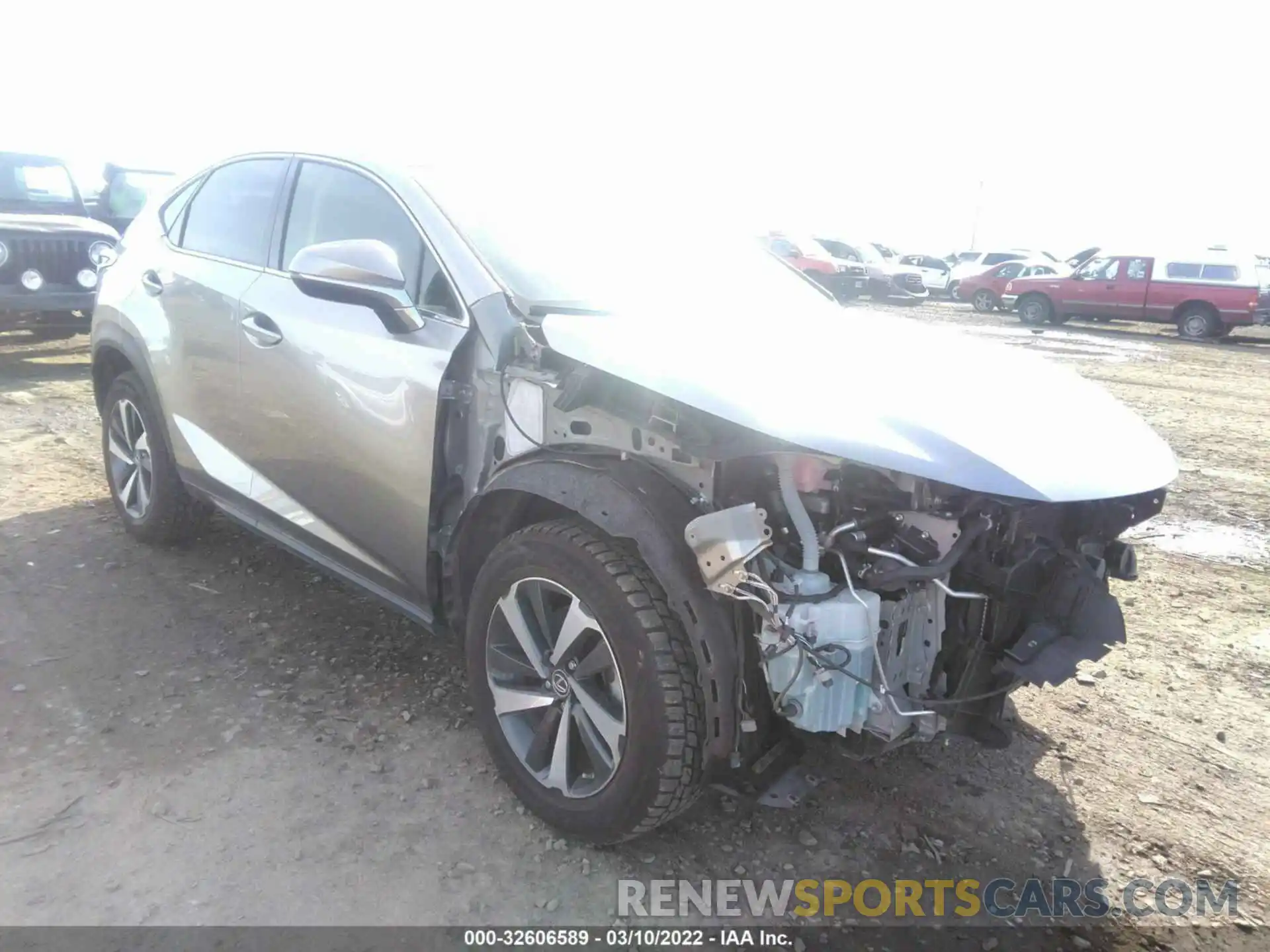 1 Photograph of a damaged car JTJGARDZ2M2243406 LEXUS NX 2021