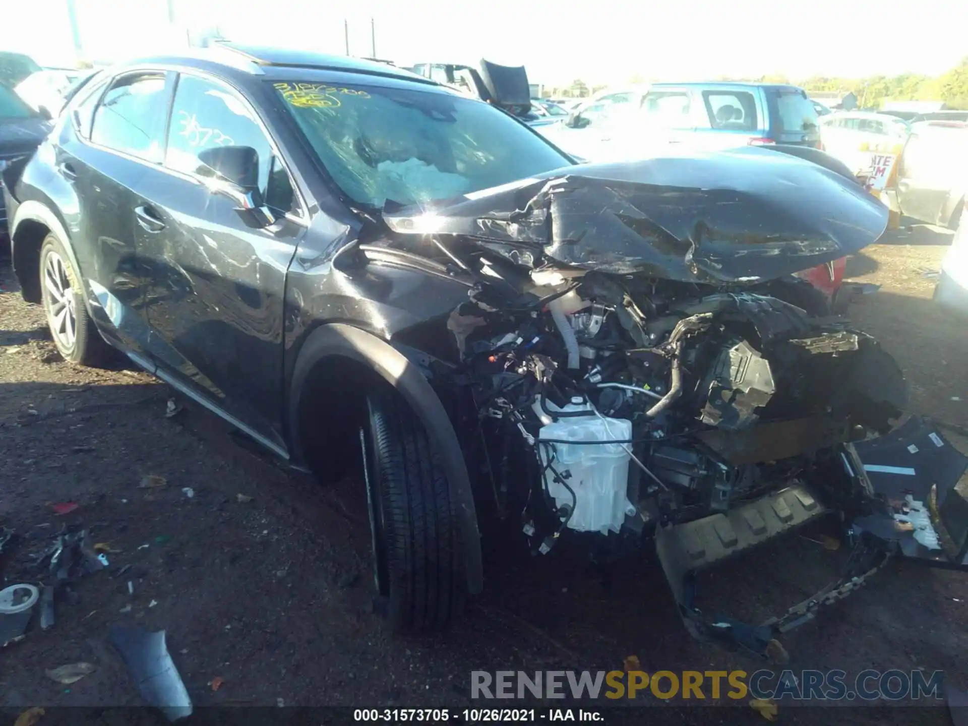 1 Photograph of a damaged car JTJGARDZ2M2246936 LEXUS NX 2021