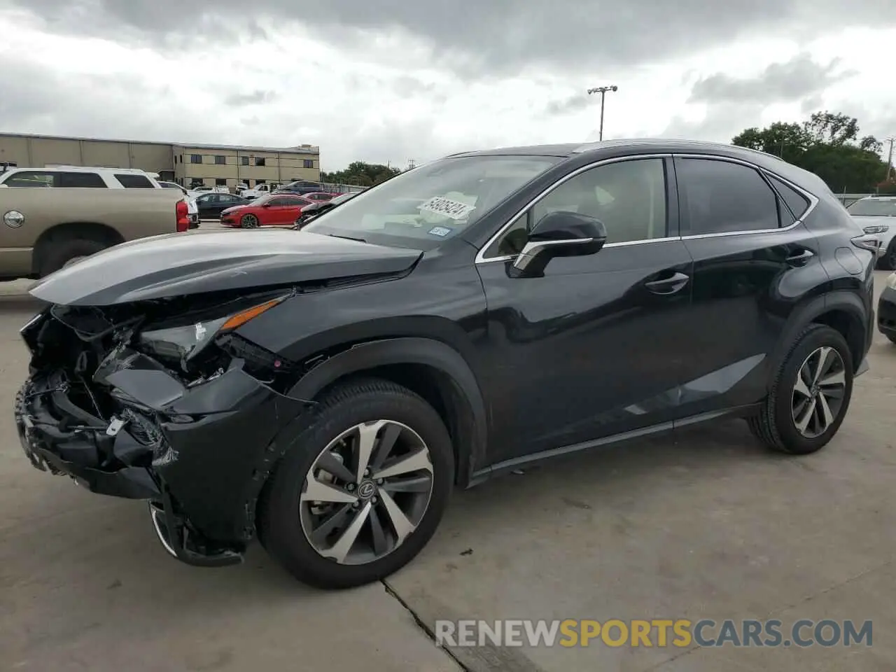 1 Photograph of a damaged car JTJGARDZ4M2261826 LEXUS NX 2021