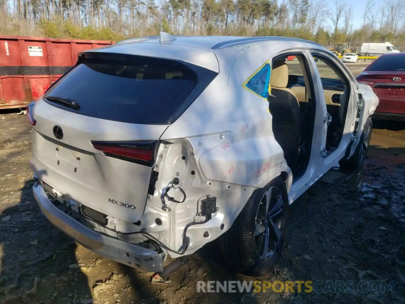 4 Photograph of a damaged car JTJGARDZ4M5023361 LEXUS NX 2021