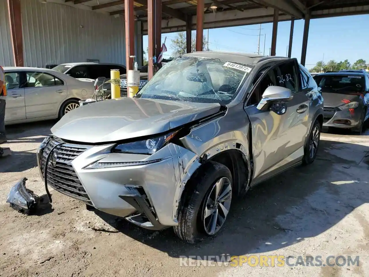 2 Photograph of a damaged car JTJGARDZ5M2238037 LEXUS NX 2021