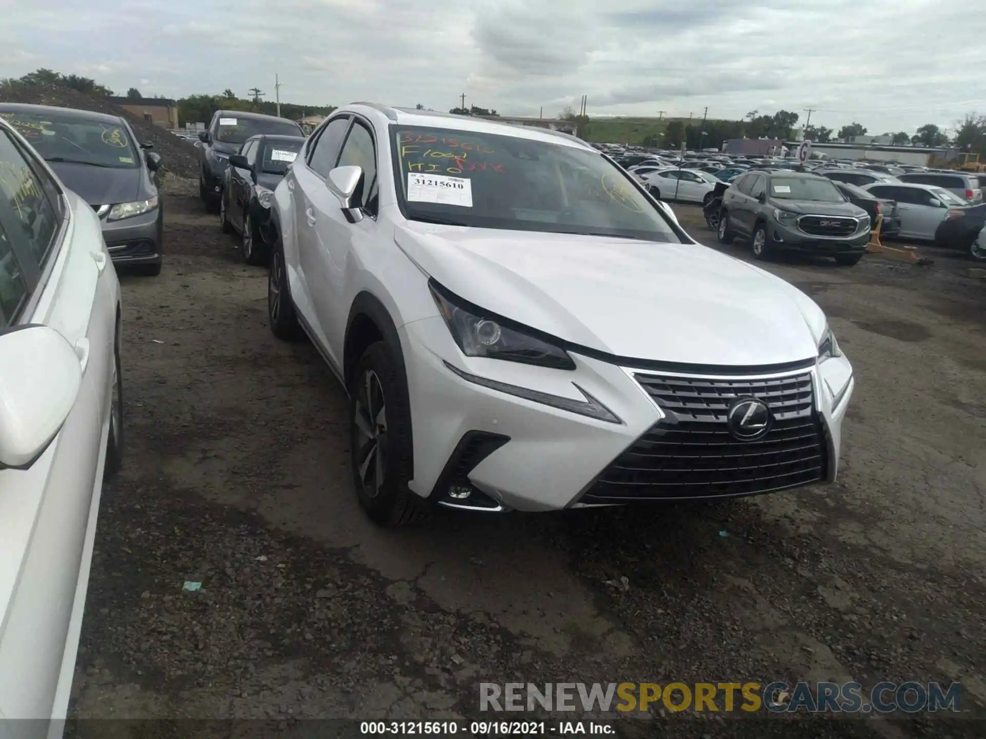 1 Photograph of a damaged car JTJGARDZ6M5021353 LEXUS NX 2021