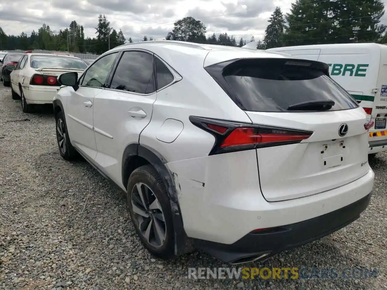 3 Photograph of a damaged car JTJGARDZ6M5025001 LEXUS NX 2021