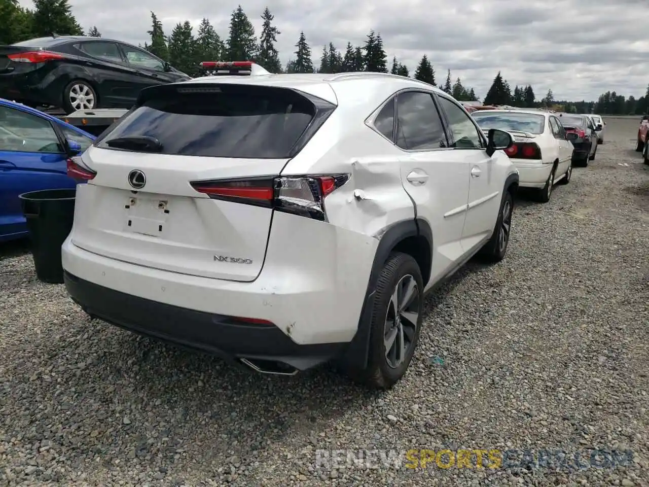 4 Photograph of a damaged car JTJGARDZ6M5025001 LEXUS NX 2021