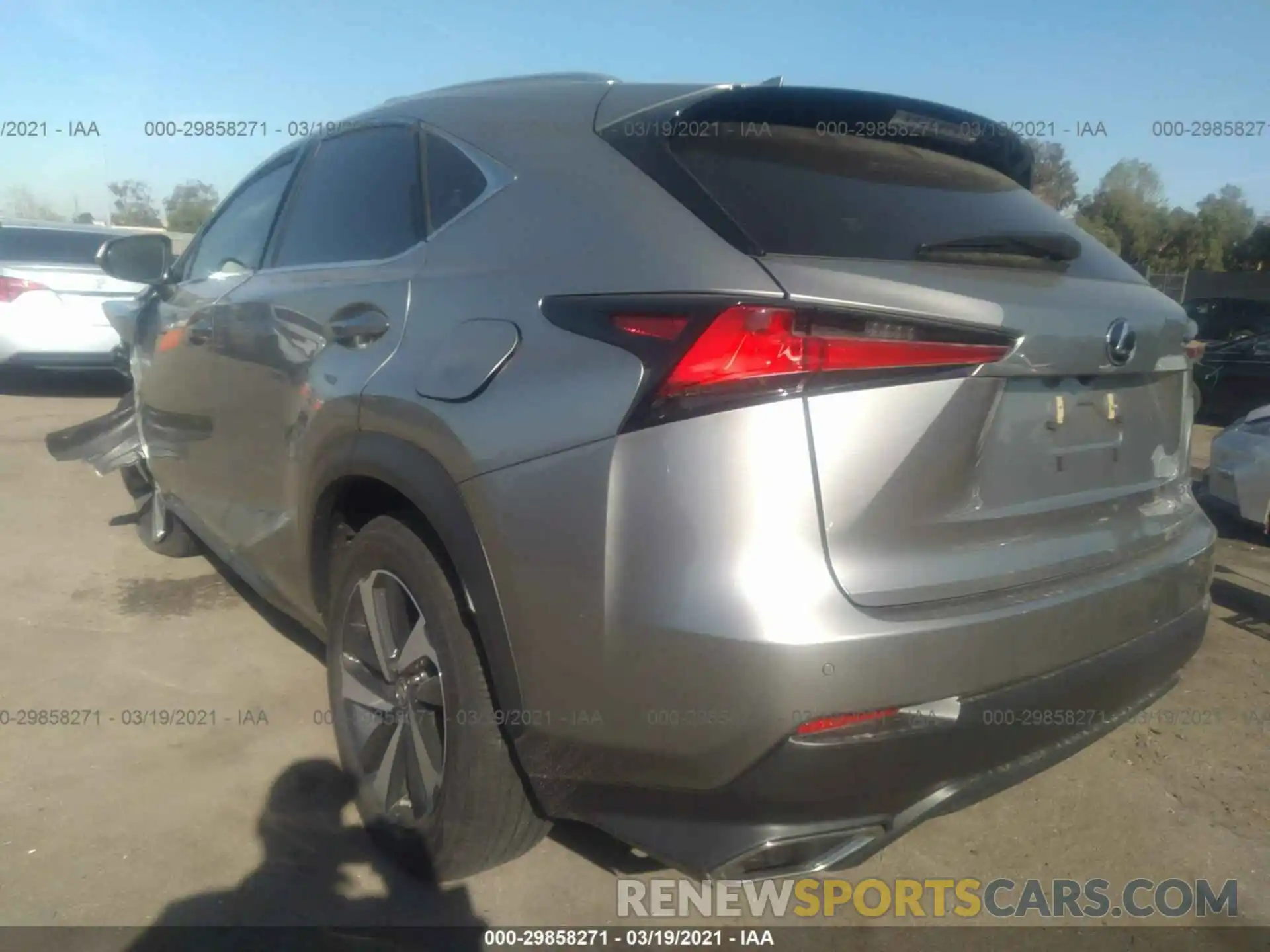 3 Photograph of a damaged car JTJGARDZ8M2236945 LEXUS NX 2021