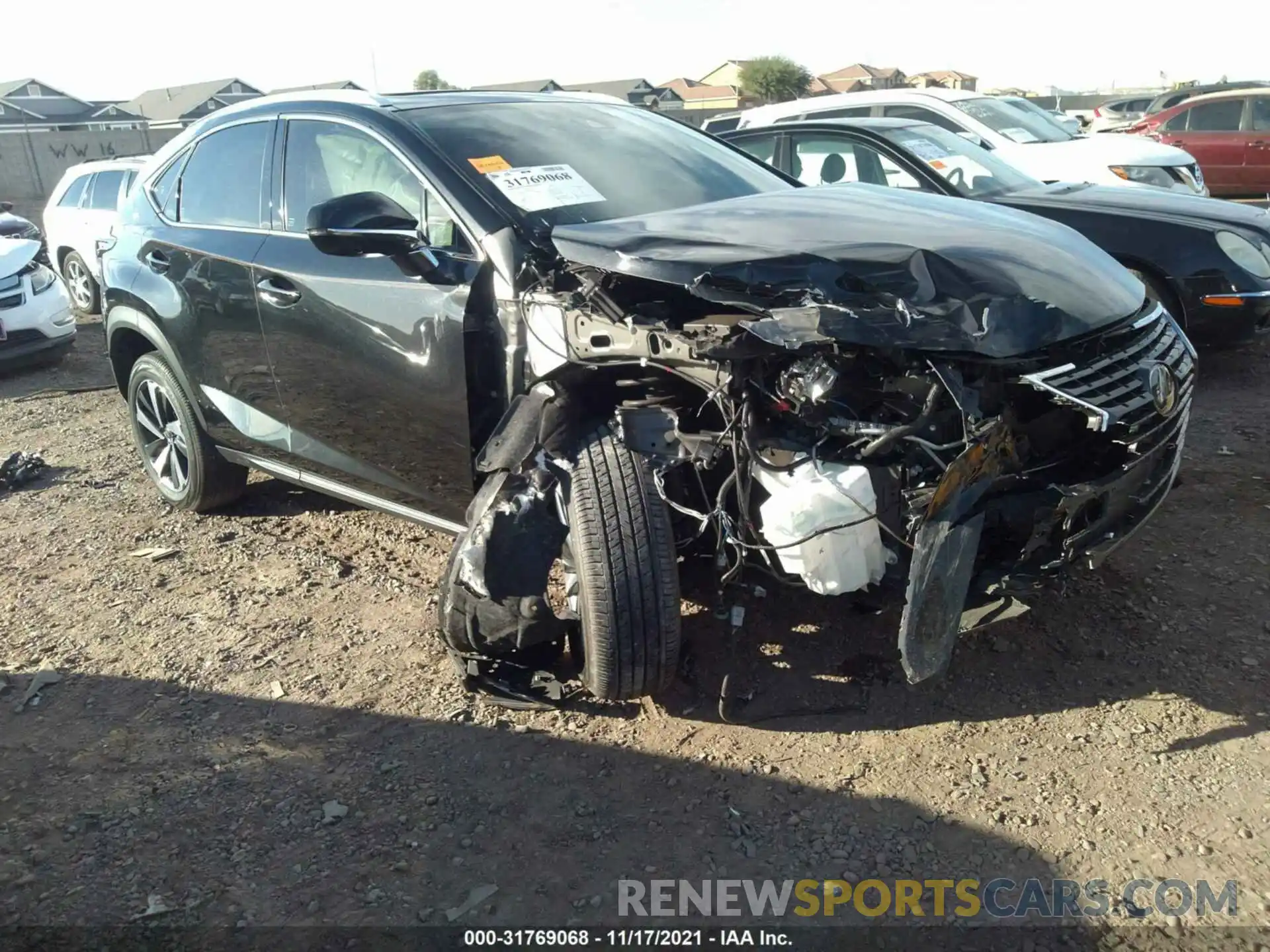 1 Photograph of a damaged car JTJGARDZXM2242956 LEXUS NX 2021