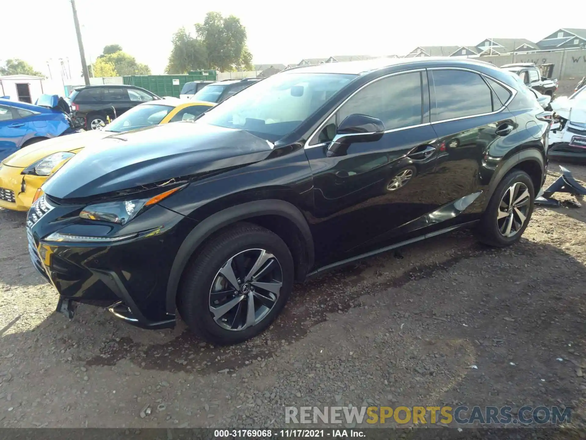 2 Photograph of a damaged car JTJGARDZXM2242956 LEXUS NX 2021