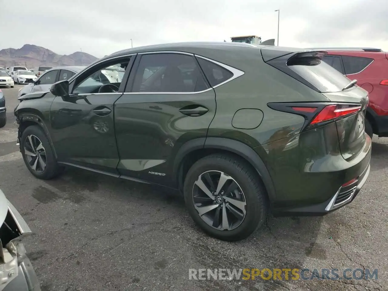 2 Photograph of a damaged car JTJGJRDZ0M2151890 LEXUS NX 2021