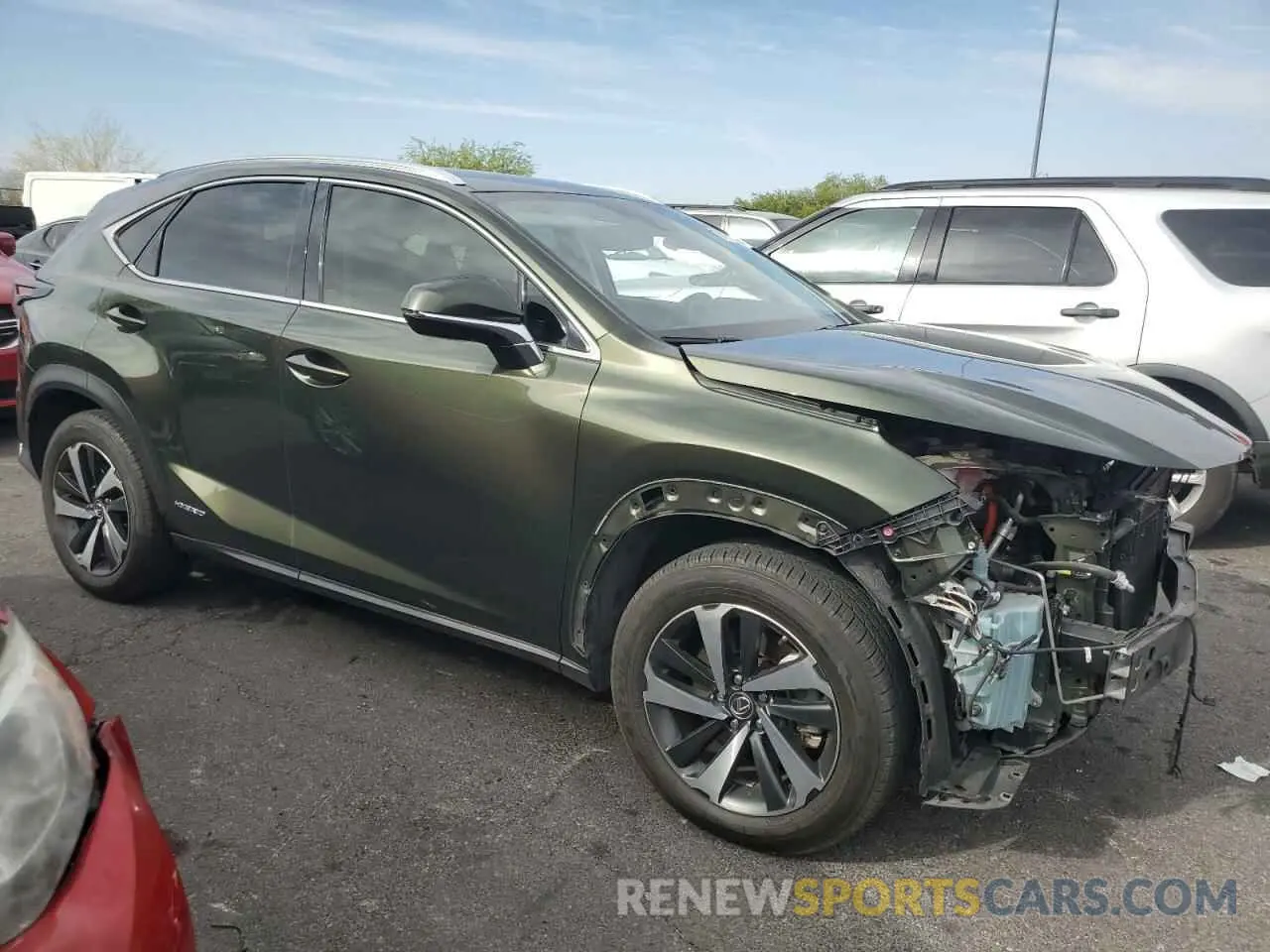 4 Photograph of a damaged car JTJGJRDZ0M2151890 LEXUS NX 2021