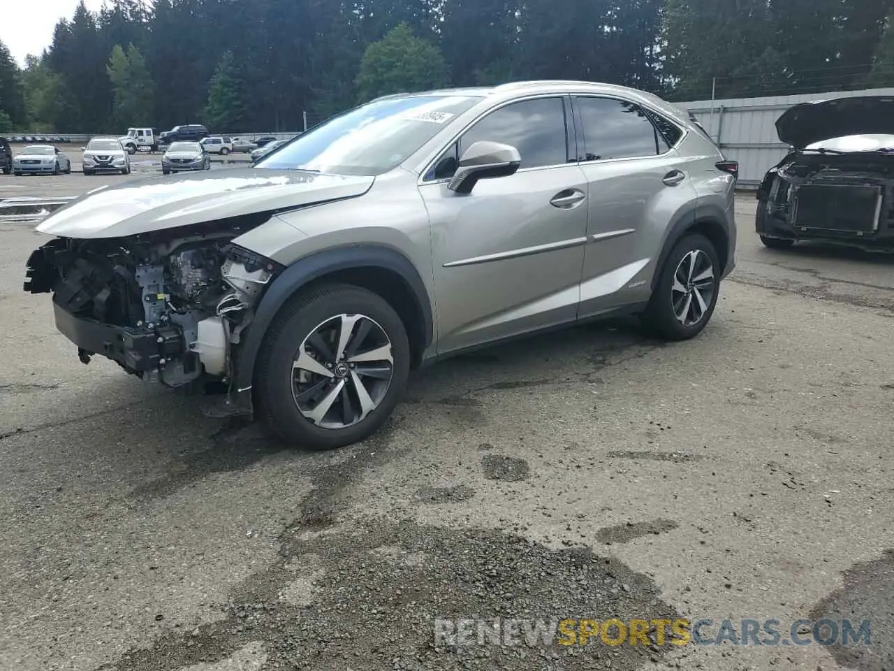 1 Photograph of a damaged car JTJGJRDZ2M2167458 LEXUS NX 2021