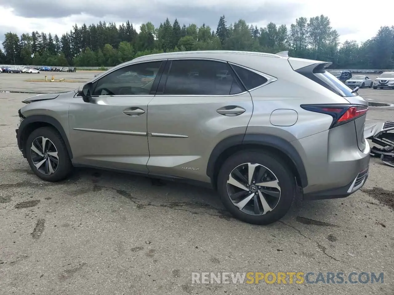 2 Photograph of a damaged car JTJGJRDZ2M2167458 LEXUS NX 2021