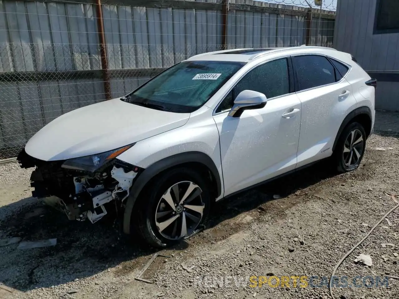 1 Photograph of a damaged car JTJGJRDZ3M2148594 LEXUS NX 2021