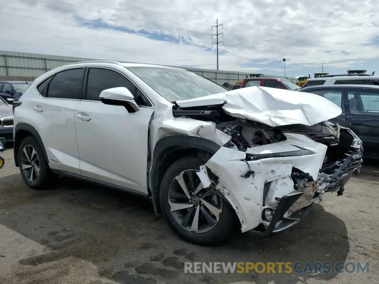 4 Photograph of a damaged car JTJGJRDZ3M5011976 LEXUS NX 2021