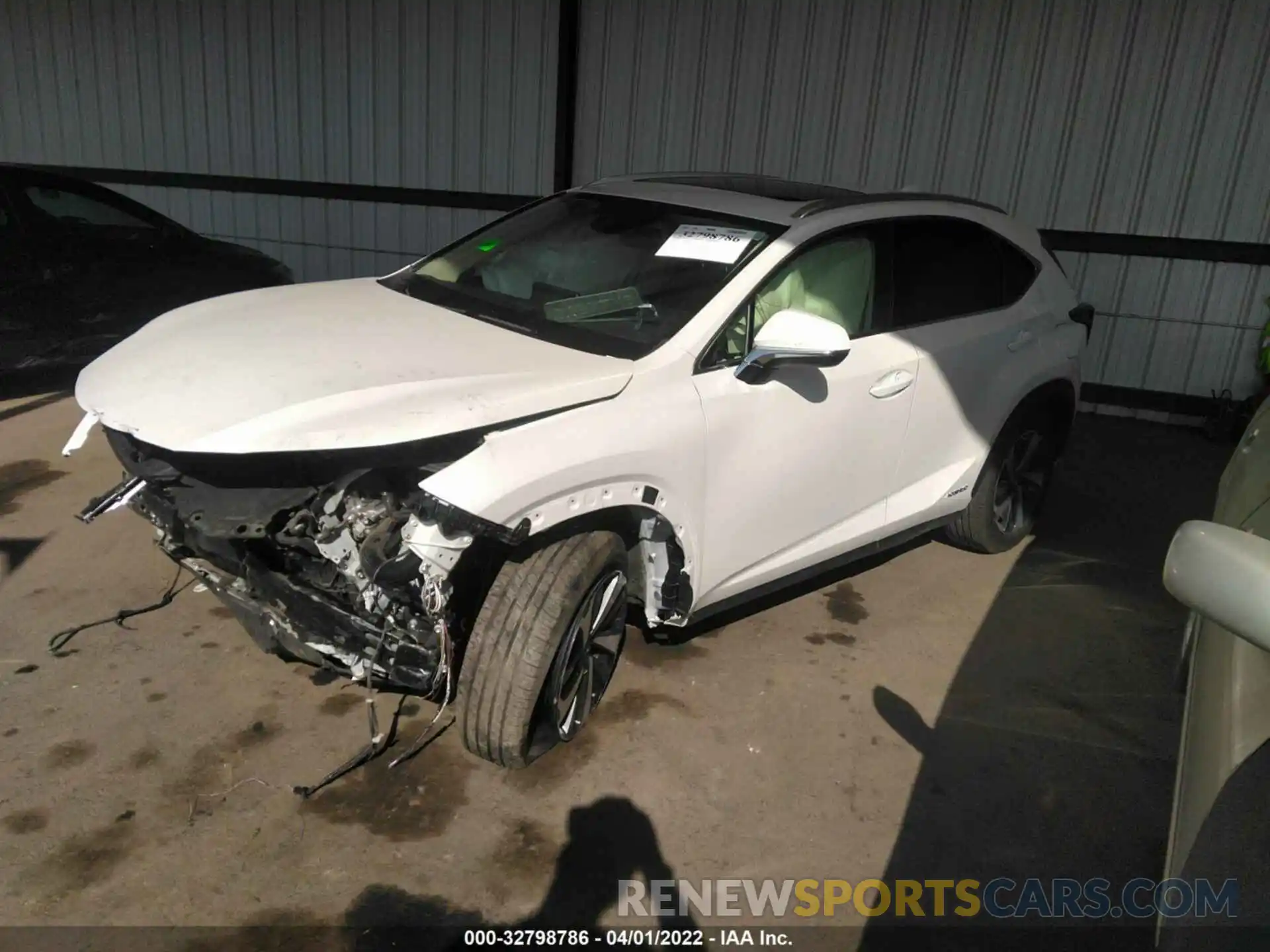 2 Photograph of a damaged car JTJGJRDZ3M5014604 LEXUS NX 2021