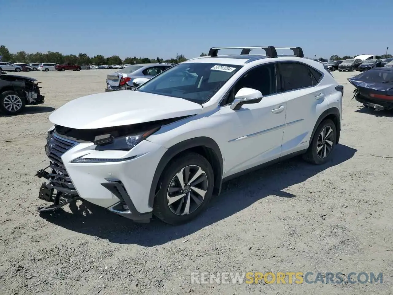 1 Photograph of a damaged car JTJGJRDZ4M5011680 LEXUS NX 2021