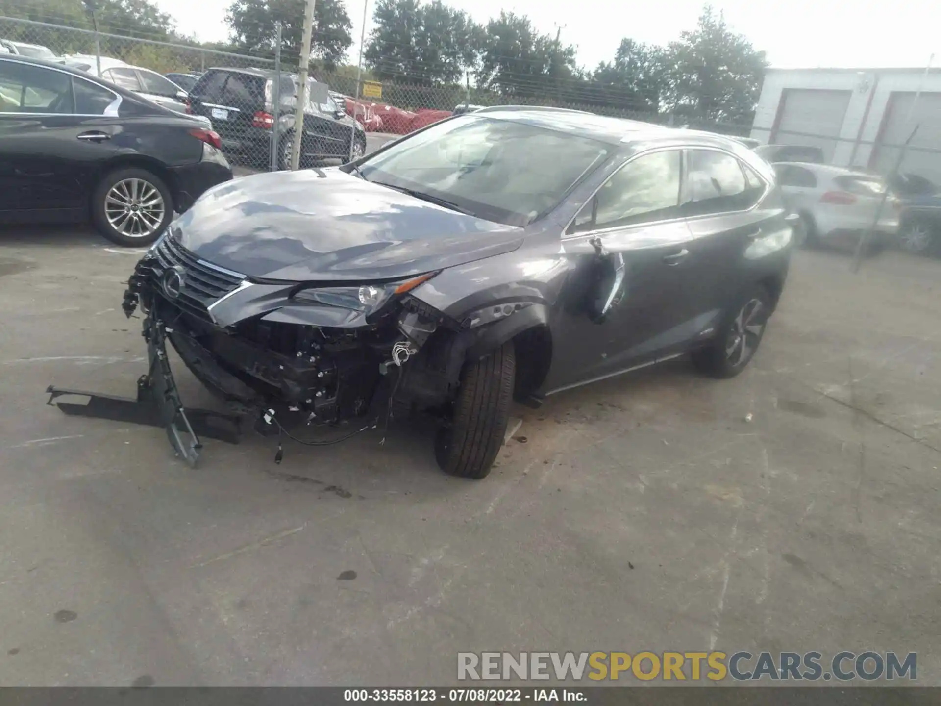 2 Photograph of a damaged car JTJGJRDZ5M2163128 LEXUS NX 2021