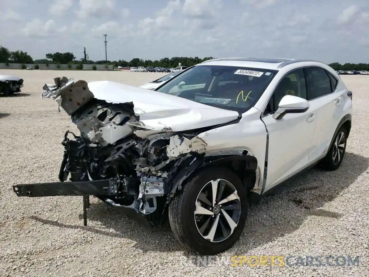 2 Photograph of a damaged car JTJGJRDZ5M2166613 LEXUS NX 2021