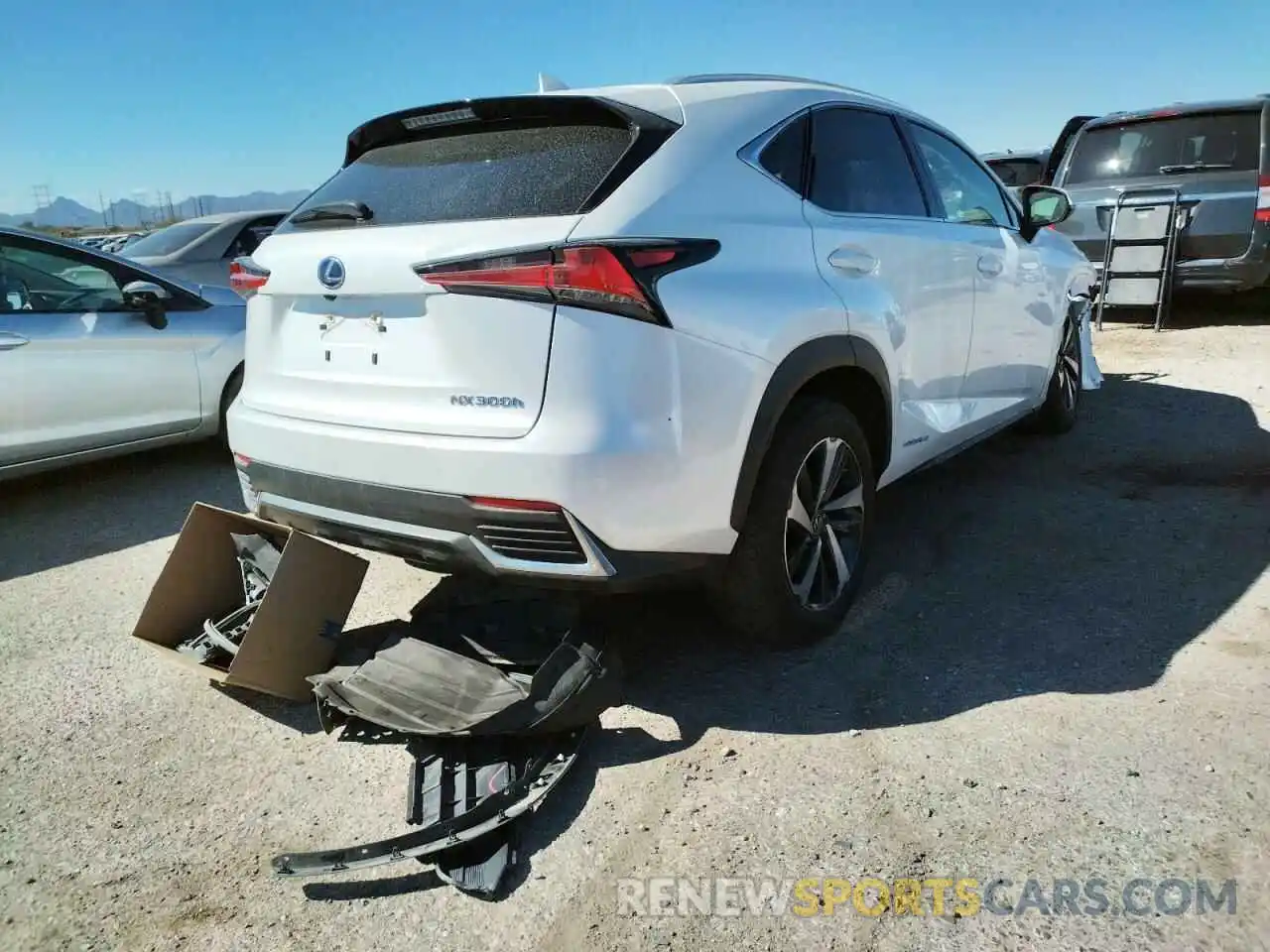 4 Photograph of a damaged car JTJGJRDZ6M5012734 LEXUS NX 2021