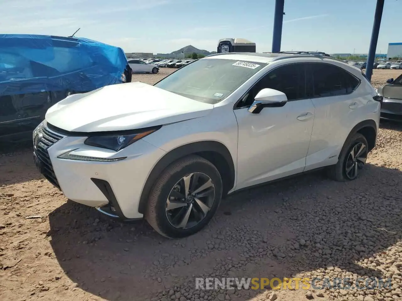 1 Photograph of a damaged car JTJGJRDZ6M5013303 LEXUS NX 2021