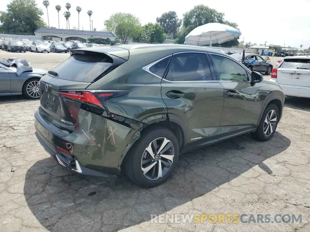 3 Photograph of a damaged car JTJGJRDZ7M2155967 LEXUS NX 2021