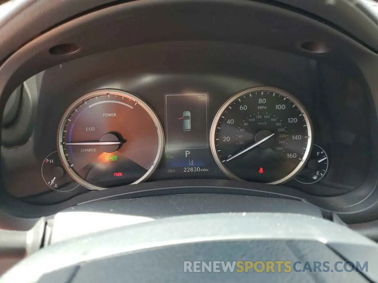 9 Photograph of a damaged car JTJGJRDZ7M2155967 LEXUS NX 2021
