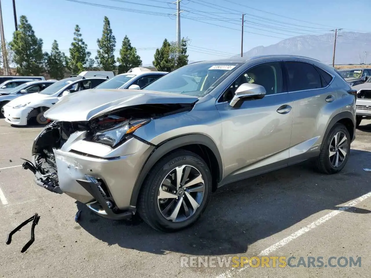 1 Photograph of a damaged car JTJGJRDZ7M2155998 LEXUS NX 2021