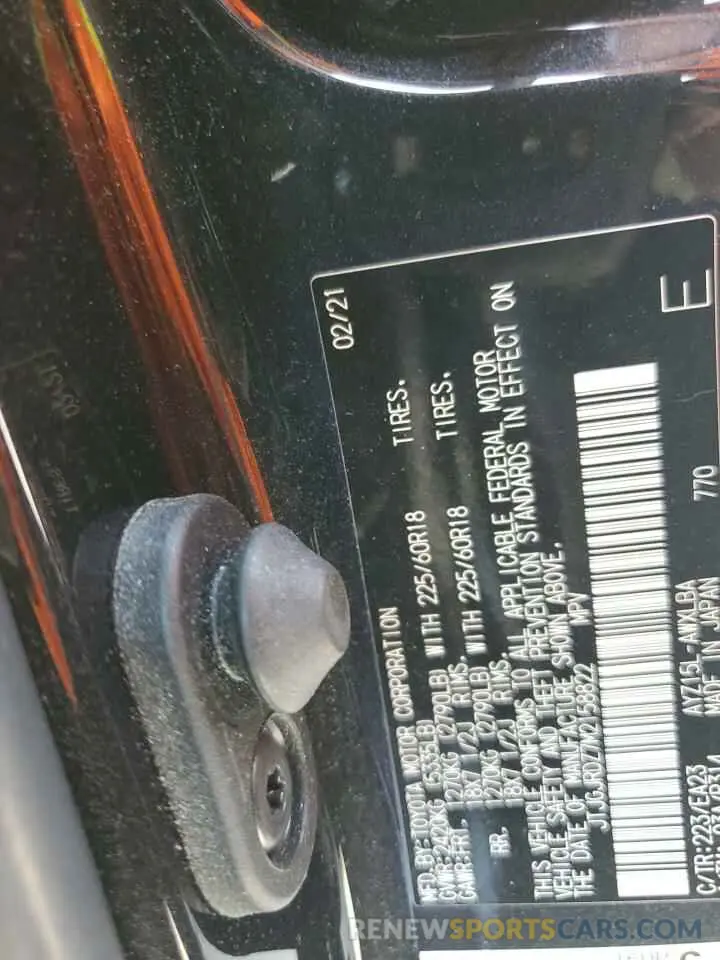 14 Photograph of a damaged car JTJGJRDZ7M2158822 LEXUS NX 2021