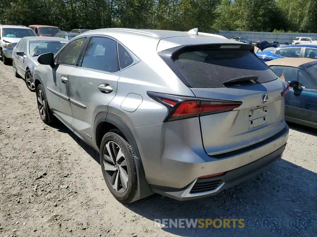 3 Photograph of a damaged car JTJGJRDZ8M2150146 LEXUS NX 2021