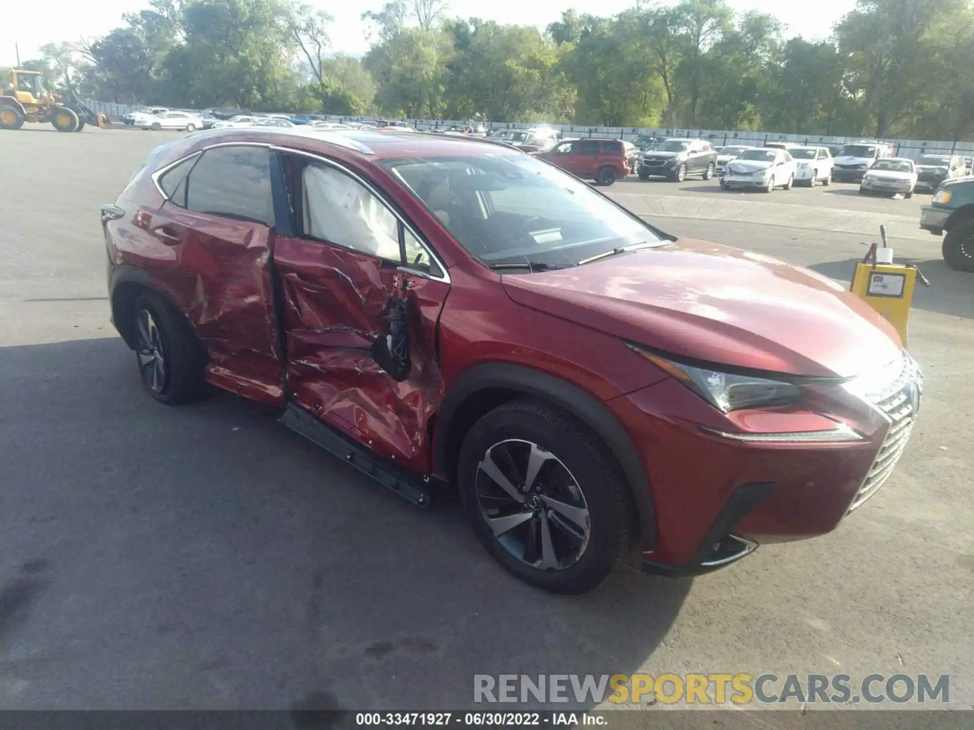 1 Photograph of a damaged car JTJGJRDZ8M2164712 LEXUS NX 2021