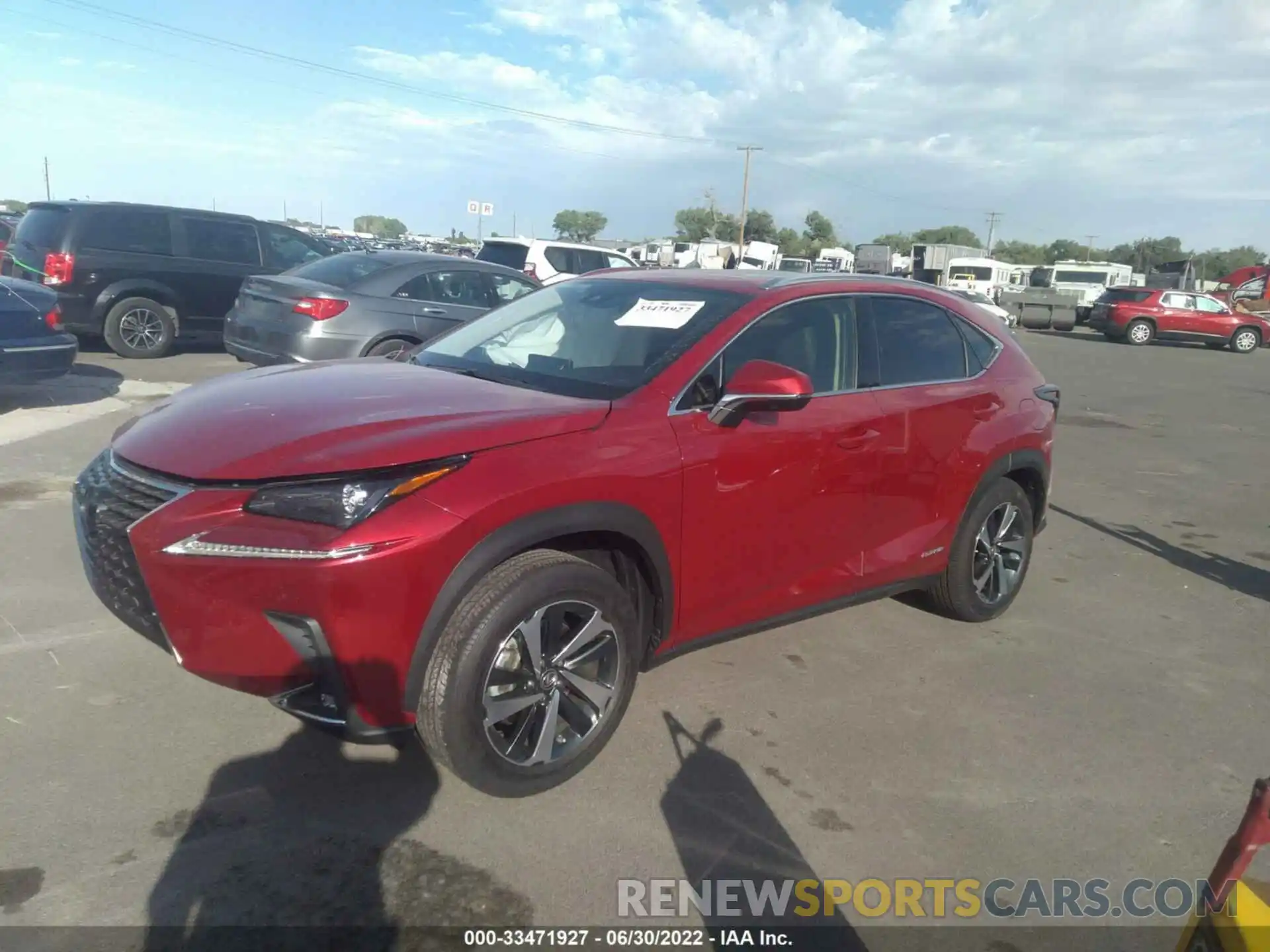 2 Photograph of a damaged car JTJGJRDZ8M2164712 LEXUS NX 2021