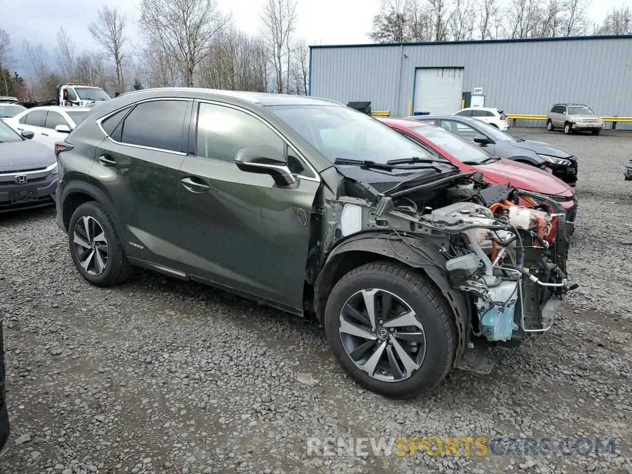 4 Photograph of a damaged car JTJGJRDZ9M2155016 LEXUS NX 2021