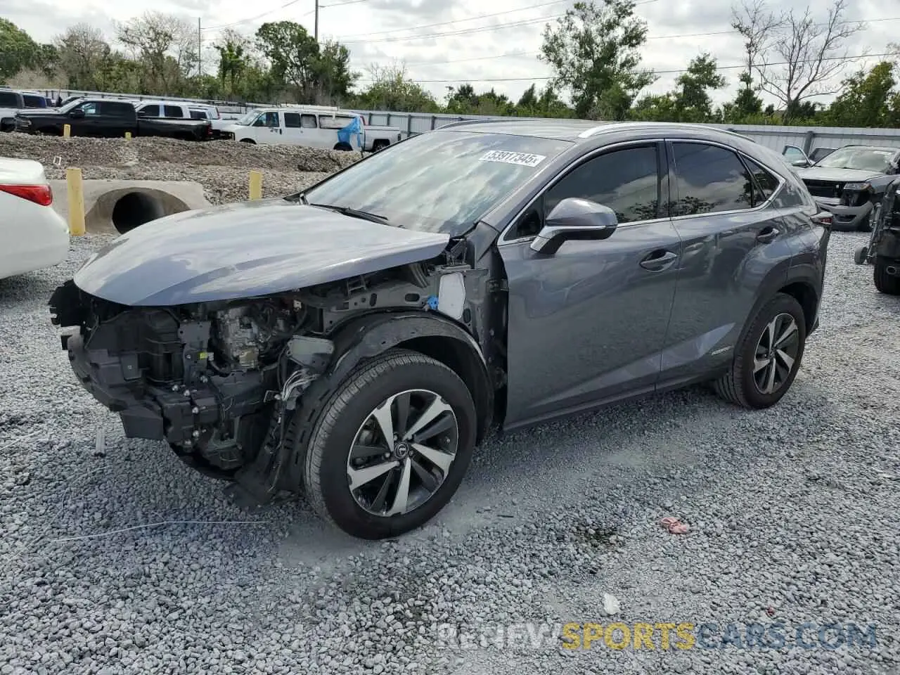1 Photograph of a damaged car JTJGJRDZXM2155719 LEXUS NX 2021