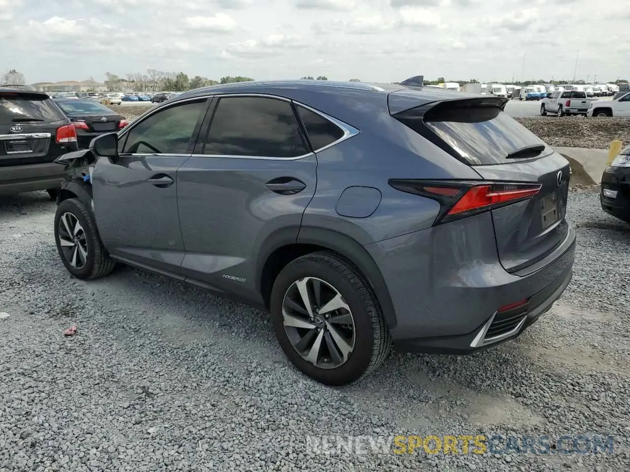 2 Photograph of a damaged car JTJGJRDZXM2155719 LEXUS NX 2021