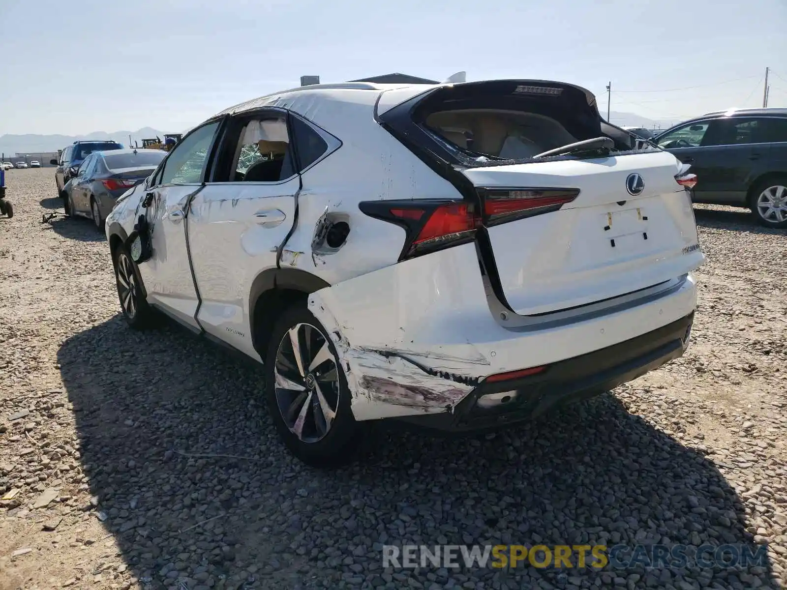 3 Photograph of a damaged car JTJHJRDZ6M2155415 LEXUS NX 2021