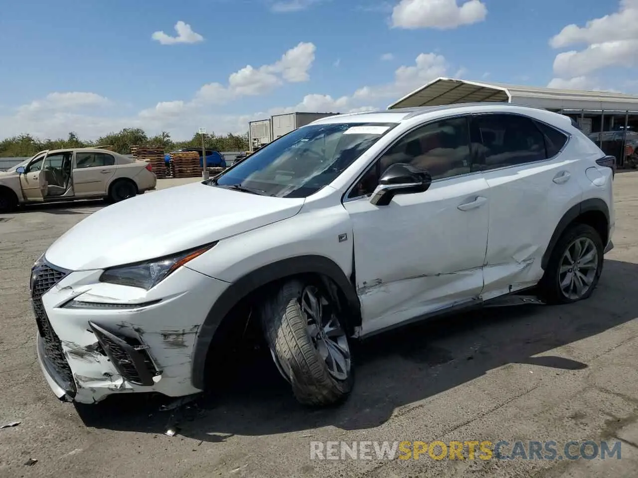 1 Photograph of a damaged car JTJSARBZ0M2196454 LEXUS NX 2021