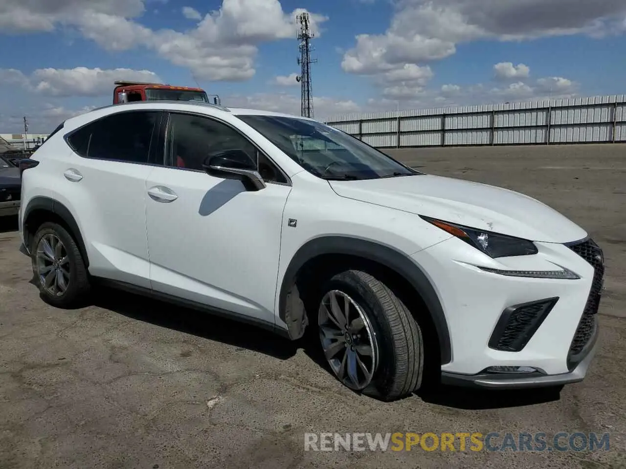 4 Photograph of a damaged car JTJSARBZ0M2196454 LEXUS NX 2021