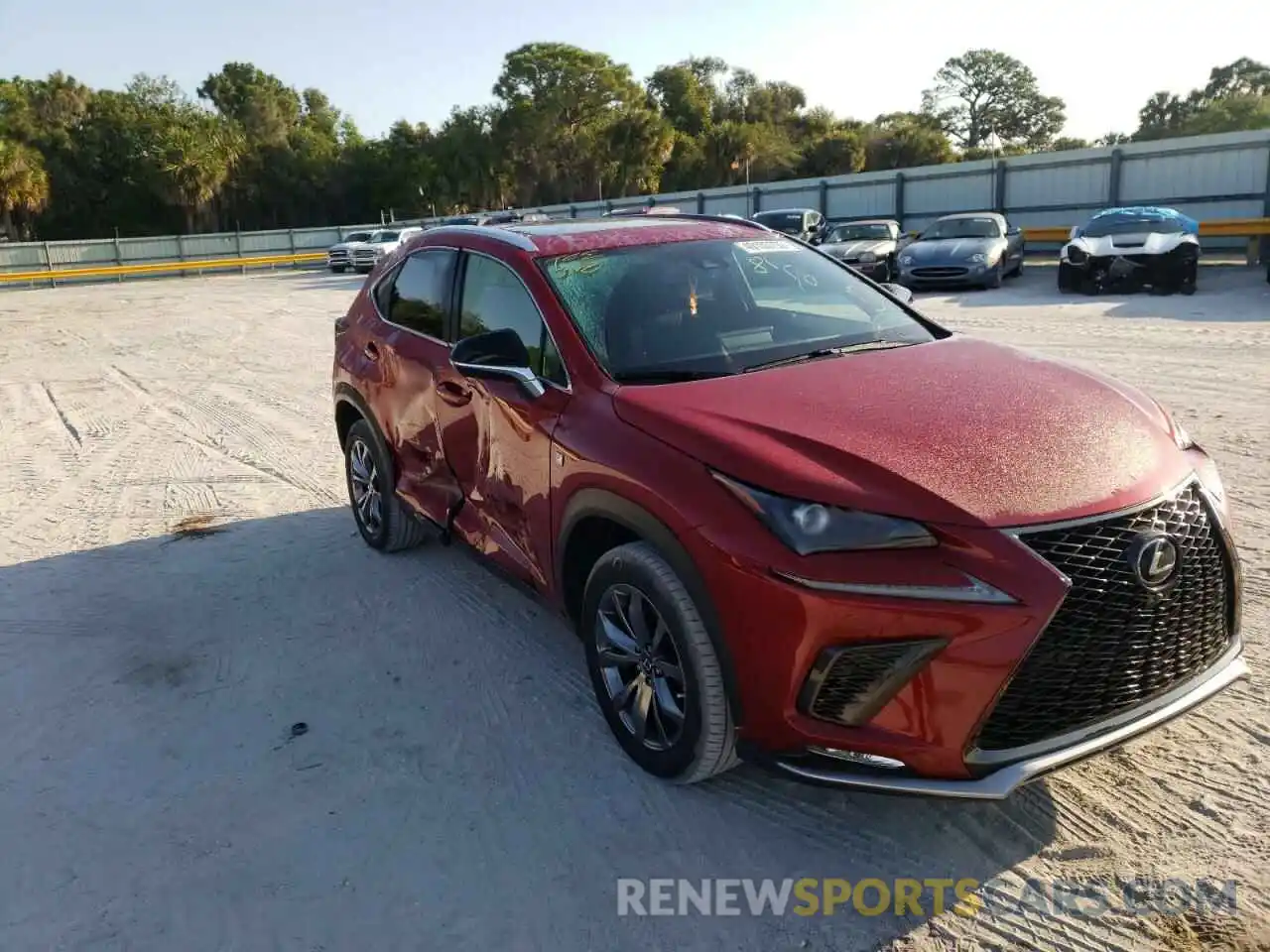 1 Photograph of a damaged car JTJSARBZ0M2199189 LEXUS NX 2021