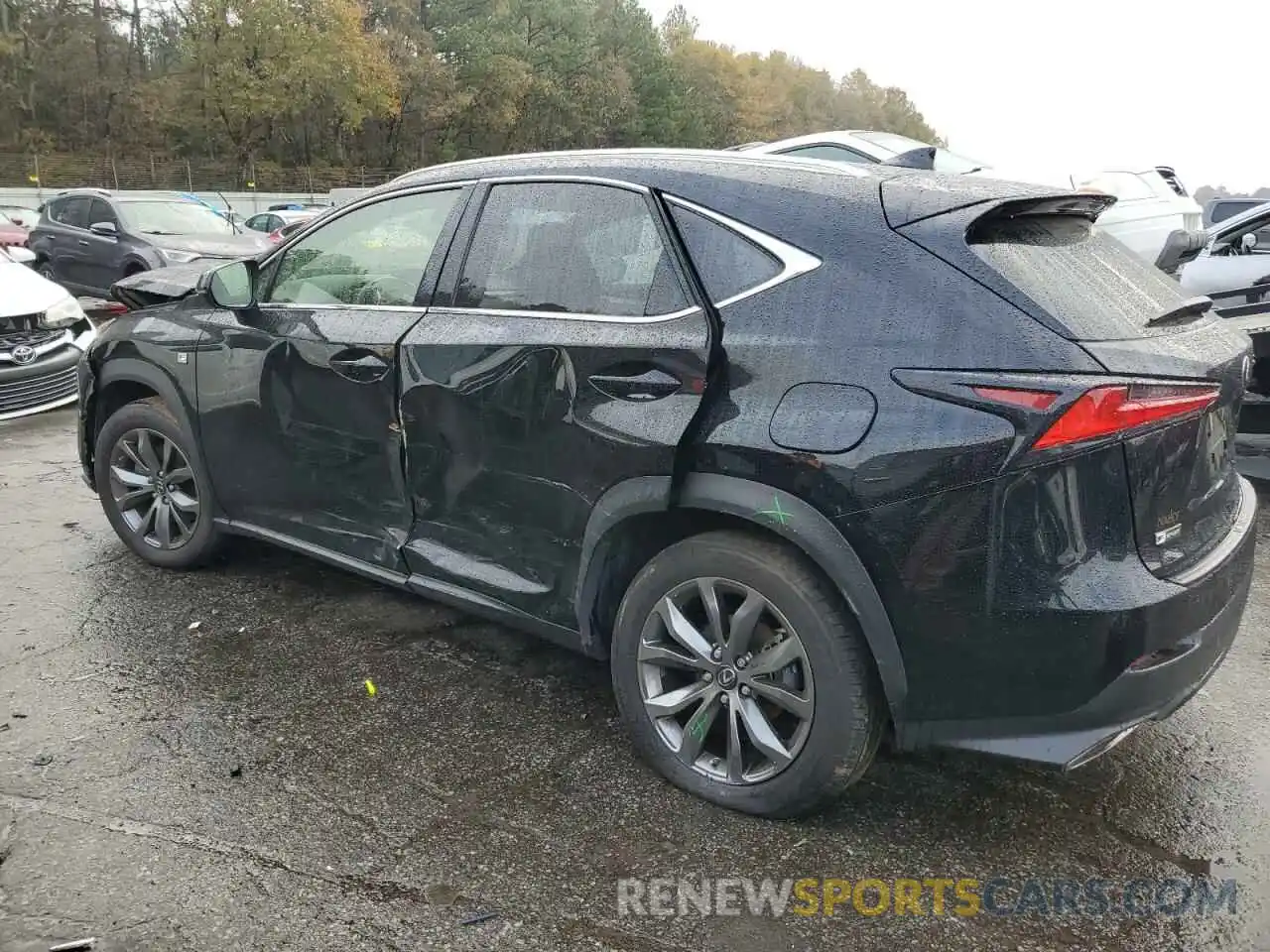 2 Photograph of a damaged car JTJSARBZ1M2179534 LEXUS NX 2021