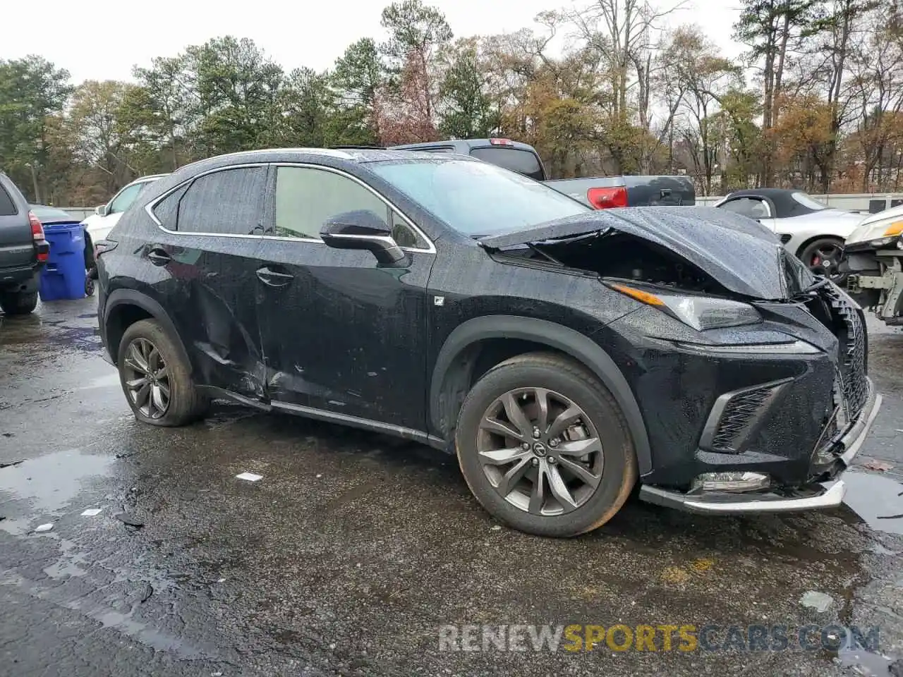 4 Photograph of a damaged car JTJSARBZ1M2179534 LEXUS NX 2021