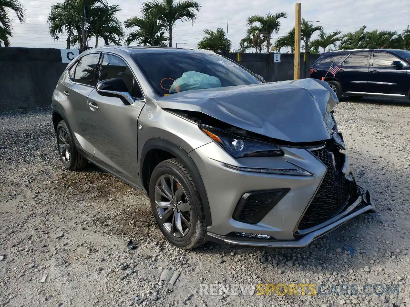 1 Photograph of a damaged car JTJSARBZ1M2182126 LEXUS NX 2021