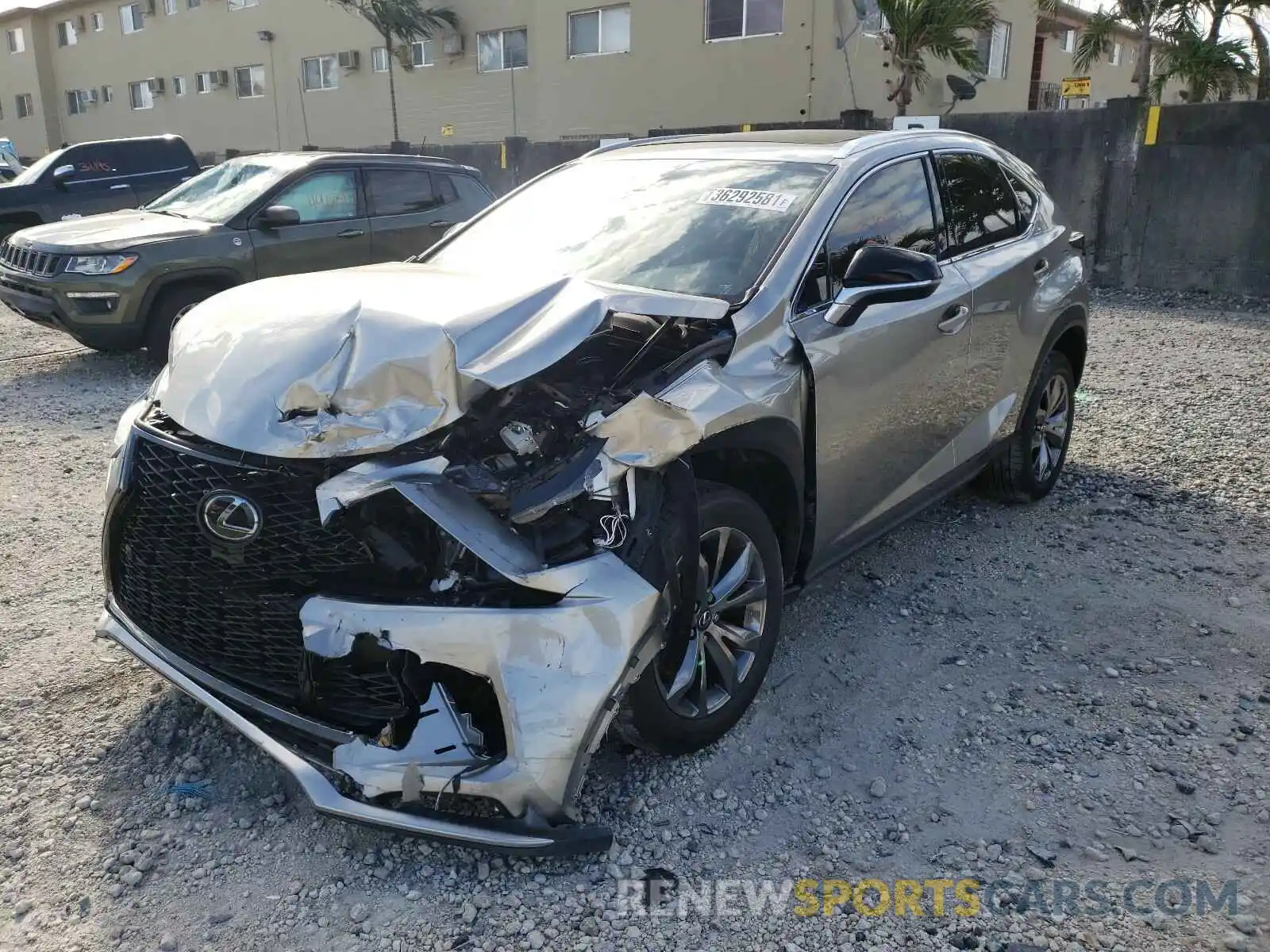 2 Photograph of a damaged car JTJSARBZ1M2182126 LEXUS NX 2021