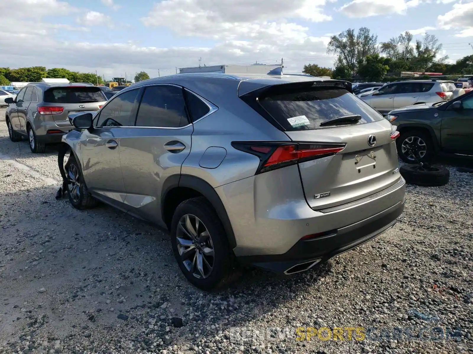 3 Photograph of a damaged car JTJSARBZ1M2182126 LEXUS NX 2021